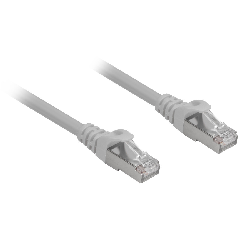 Sharkoon Cat.6a SFTP cavo di rete Grigio 10 m Cat6a S/FTP (S-STP)