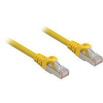 Sharkoon Cat.6a SFTP cavo di rete Giallo 1,5 m Cat6a S/FTP (S-STP)