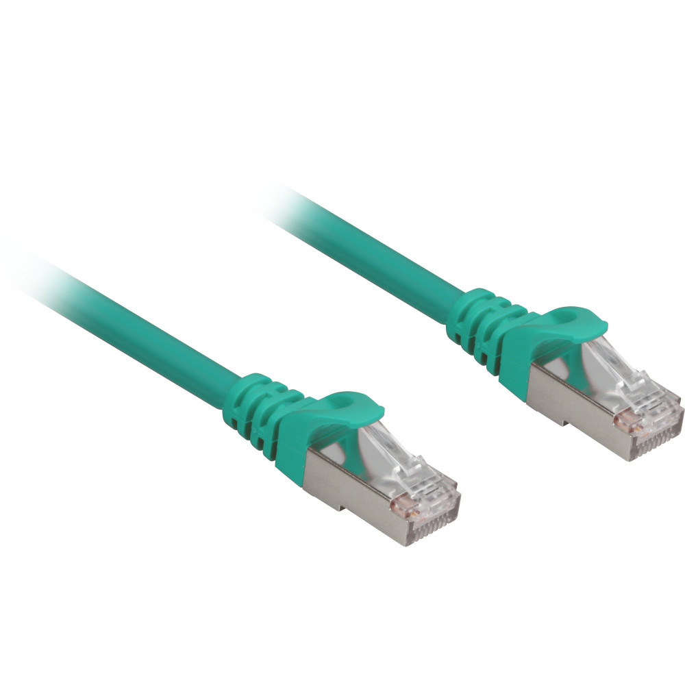 Sharkoon Cat.6a SFTP cavo di rete Verde 0,25 m Cat6a S/FTP (S-STP)