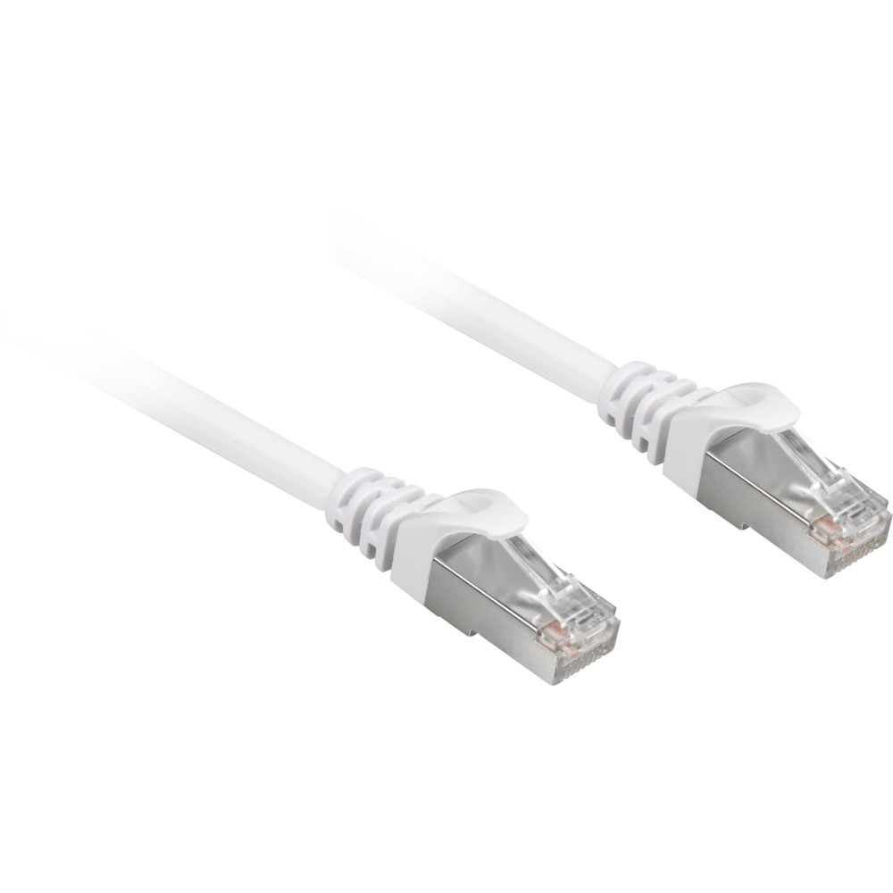 Sharkoon Cat.6a SFTP cavo di rete Bianco 10 m Cat6a S/FTP (S-STP)