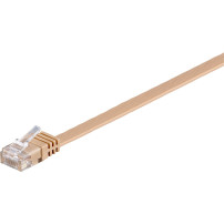 goobay 95883 cavo di rete Marrone chiaro 15 m Cat6 U/UTP (UTP)