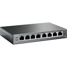 TP-Link TL-SG108PE Gestito L2 Gigabit Ethernet (10/100/1000) Supporto Power over Ethernet (PoE) Nero, Interruttore