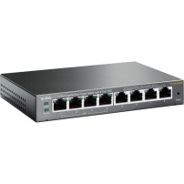 TP-Link TL-SG108PE Gestito L2 Gigabit Ethernet (10/100/1000) Supporto Power over Ethernet (PoE) Nero, Interruttore