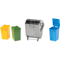 bruder Garbage can set parte e accessorio di modellino in scala, Sullo sfondo