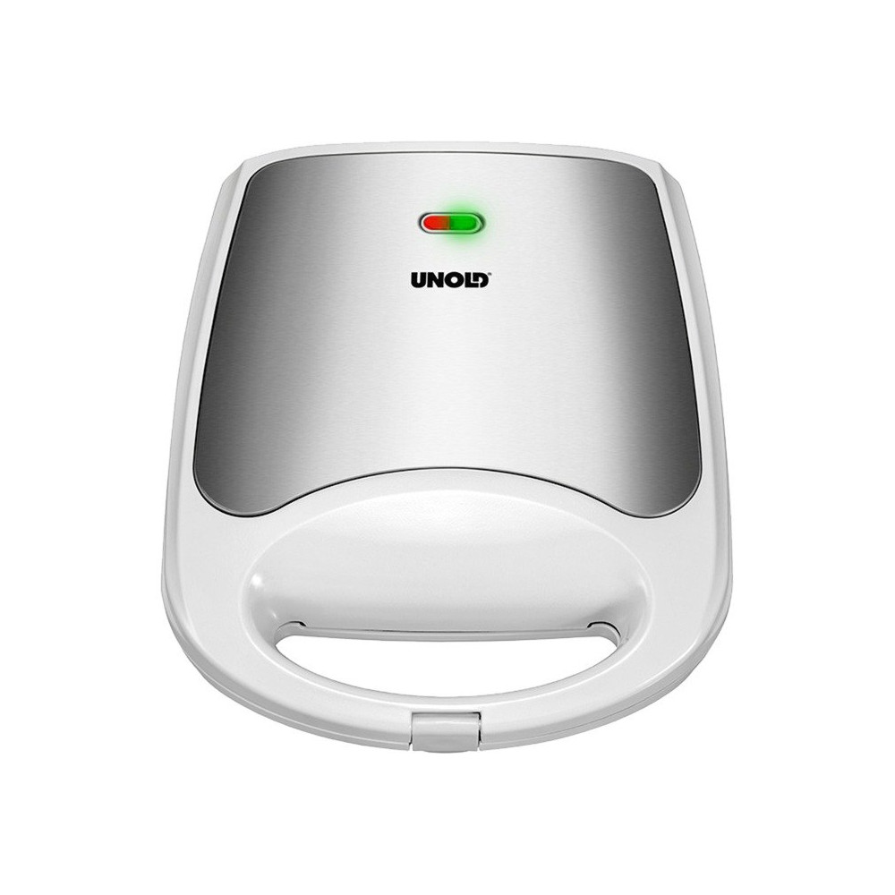 Unold 48480 tostiera 1100 W Acciaio inox, Bianco, Creatore del panino