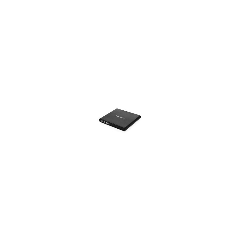 Verbatim Slimline CD/DVD - Nero - Orizzontale - Computer portatile - DVD-RW - USB 2.0 - CD,CD-R,CD-RW,DVD,DVD+R,DVD+R DL,DVD+RW,