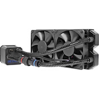 Alphacool Eisbaer 240 CPU Processore Raffreddatore di liquidi tutto in uno 12 cm Nero, Raffreddamento ad acqua