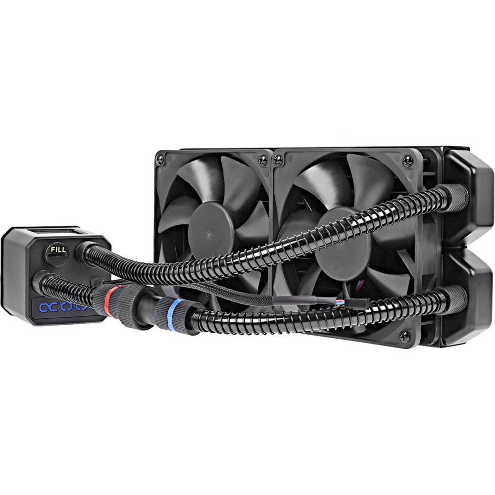 Alphacool Eisbaer 240 CPU Processore Raffreddatore di liquidi tutto in uno 12 cm Nero, Raffreddamento ad acqua
