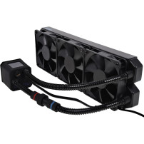 Alphacool Eisbaer 360 CPU Processore Raffreddatore di liquidi tutto in uno 12 cm Nero, Raffreddamento ad acqua
