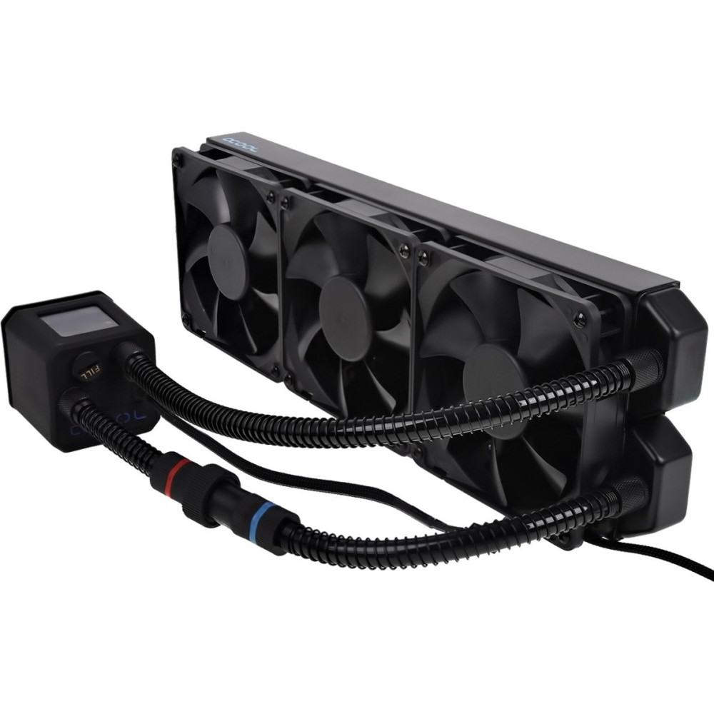 Alphacool Eisbaer 360 CPU Processore Raffreddatore di liquidi tutto in uno 12 cm Nero, Raffreddamento ad acqua