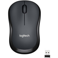 Logitech M220 SILENT Mouse Wireless, 2,4 GHz con Ricevitore USB, Tracciamento Ottico 1000 DPI, Durata Batteria di 18 Mesi, Ambid