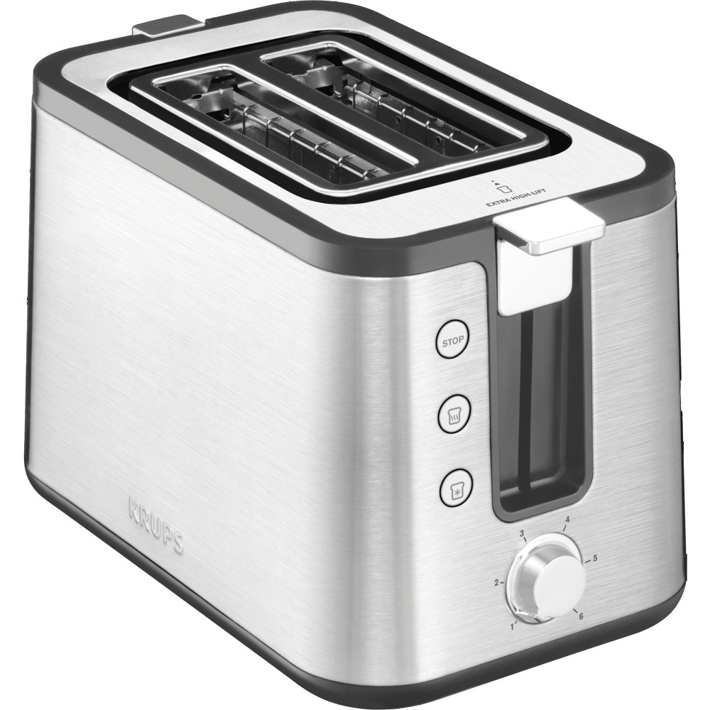 Krups KH442D 6 2 fetta/e 850 W Acciaio inox, Tostapane