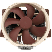 Noctua NH-D15 SE-AM4 sistema di raffreddamento per computer Processore Refrigeratore Beige, Marrone, Acciaio inossidabile, raffr