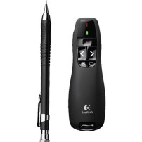 Logitech R400 puntatore wireless RF Nero, Presentatore