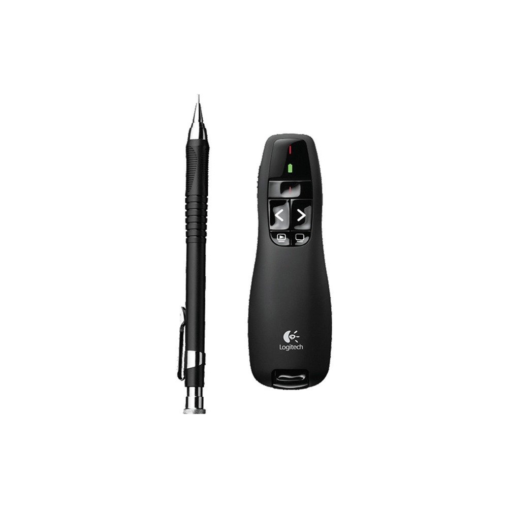 Logitech R400 puntatore wireless RF Nero, Presentatore
