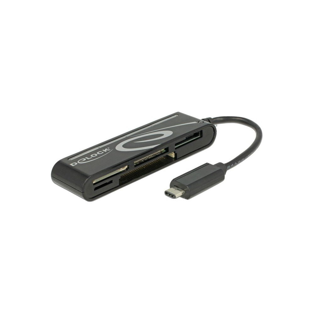 DeLOCK 91739 lettore di schede USB 2.0 Nero
