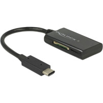 DeLOCK 91740 lettore di schede USB 3.2 Gen 1 (3.1 Gen 1) Type-C Nero