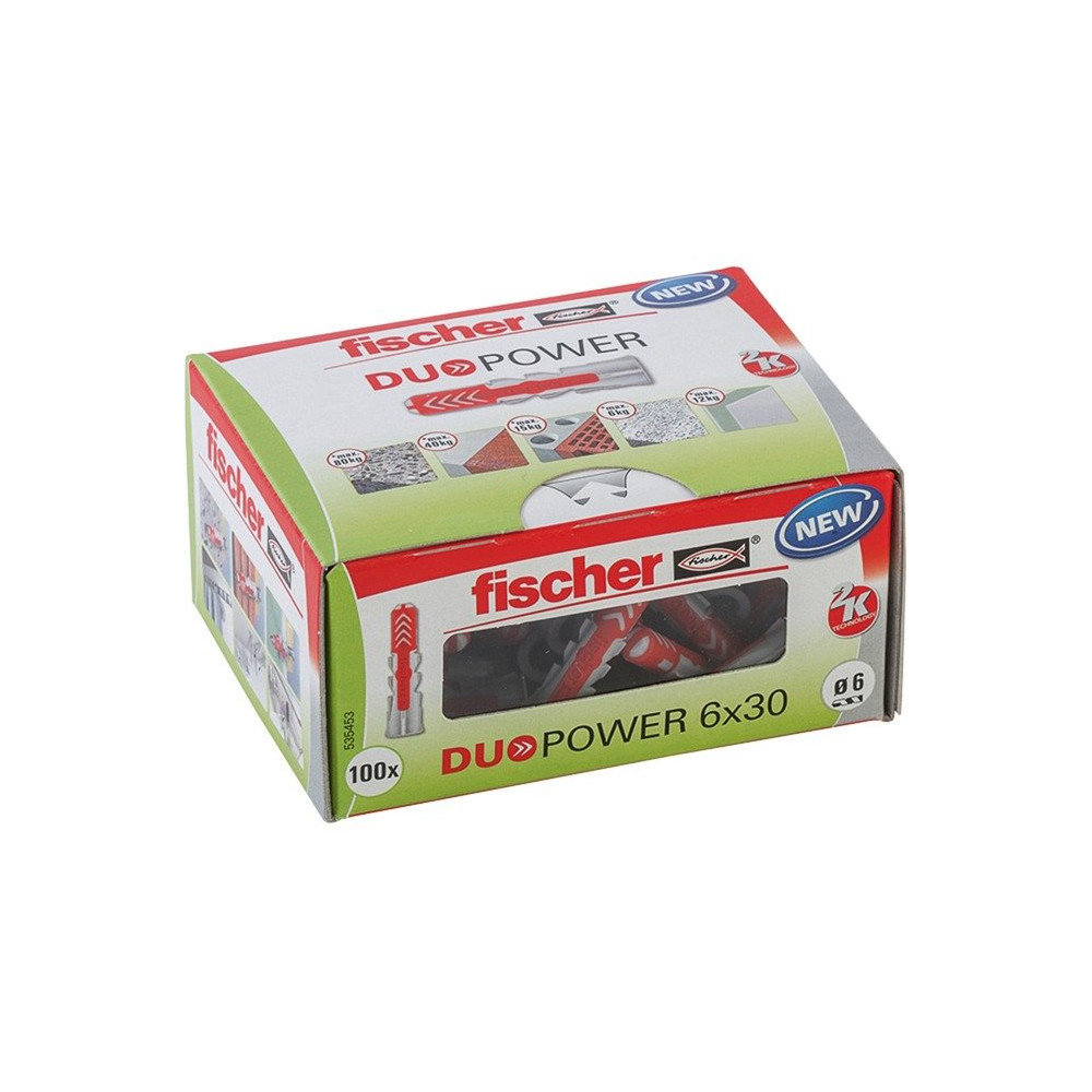 fischer DUOPOWER spina 100 pezzo(i) Rotondo, Tassello