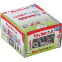 fischer Dübel DUOPOWER 8x40 LD, Tassello