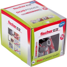 fischer DUOPOWER 10 x 80 25 pezzo(i) 8 cm, Tassello