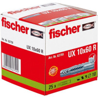 fischer 062759 ancoraggio a vite e tassello 25 pezzo(i) 6 cm