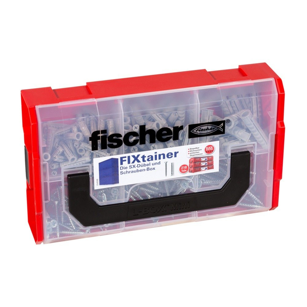 fischer FIXtainer 210 pz Kit di viti, Tassello