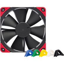 Noctua NF-F12 PWM chromax.black.swap Case per computer Ventilatore 12 cm Nero, Ventola