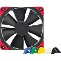Noctua NF-F12 PWM chromax.black.swap Case per computer Ventilatore 12 cm Nero, Ventola