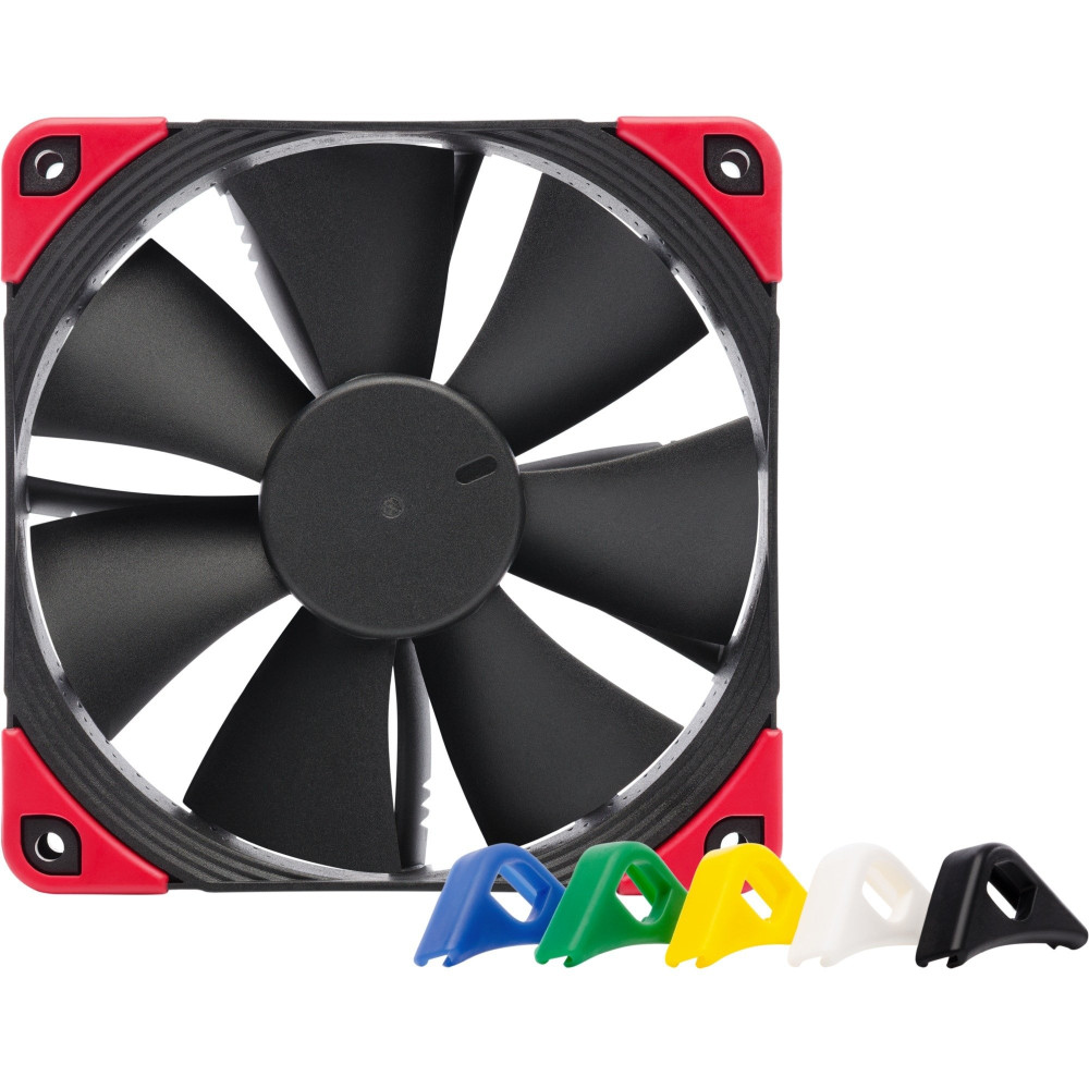 Noctua NF-F12 PWM chromax.black.swap Case per computer Ventilatore 12 cm Nero, Ventola
