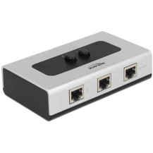 DeLOCK 87673 hub di interfaccia 1000 Mbit/s Nero, Grigio, Interruttore