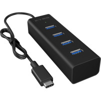 ICY BOX IB-HUB1409-C3 USB 3.2 Gen 1 (3.1 Gen 1) Type-C 5000 Mbit/s Nero, Hub USB