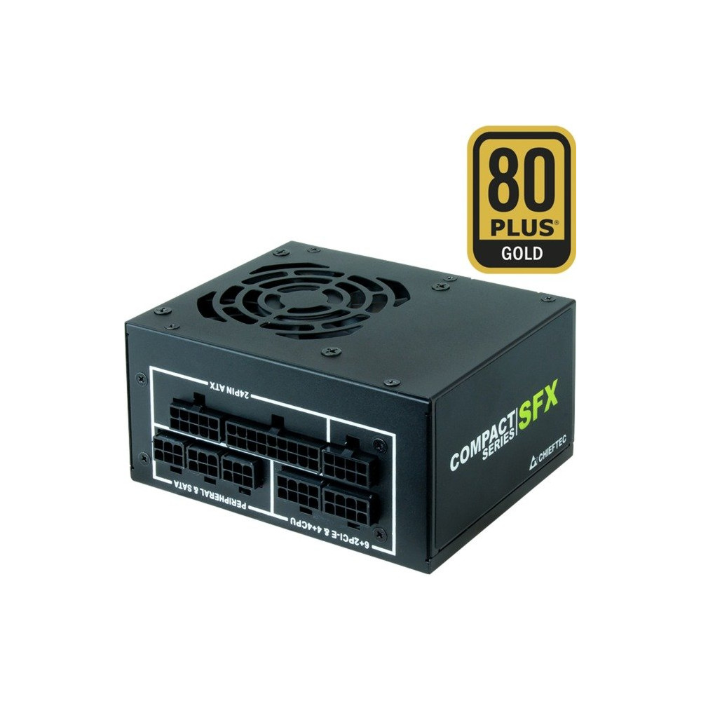 Chieftec CSN-550C alimentatore per computer 550 W 20+4 pin ATX PS/2 Nero, Alimentatore PC