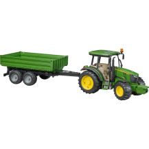 bruder John Deere 5115 M with tipping trailer veicolo giocattolo, Veicolo modello