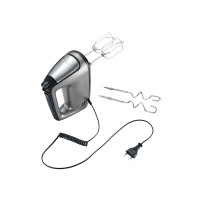 SEVERIN HM 3832 - Handmixer - 400 W - Grigio-Metallico/Nero/Acciaio Inox
