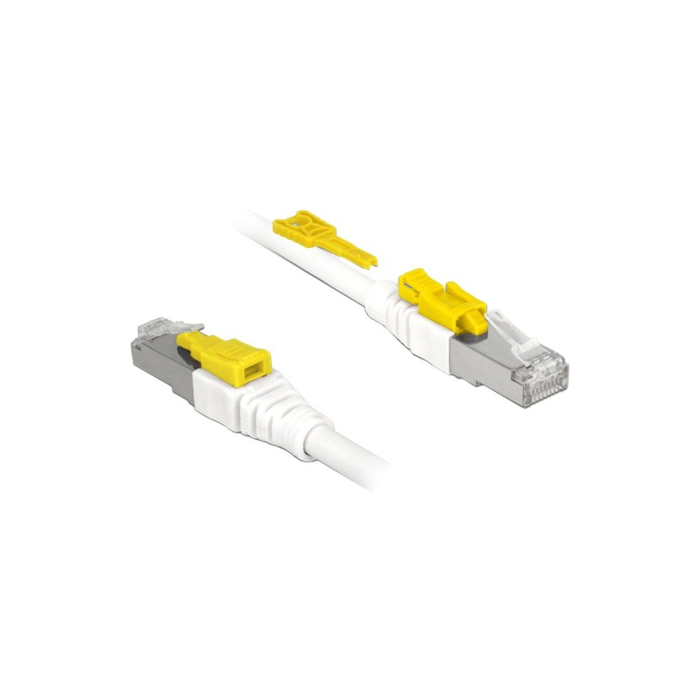 DeLOCK 85335 cavo di rete Bianco 5 m Cat6a S/FTP (S-STP)