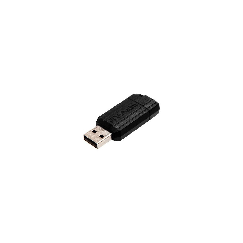 Verbatim PinStripe - Memoria USB da 8 GB - Nero - 8 GB - USB tipo A - 2.0 - 10 MB/s - Lamina di scorrimento - Nero