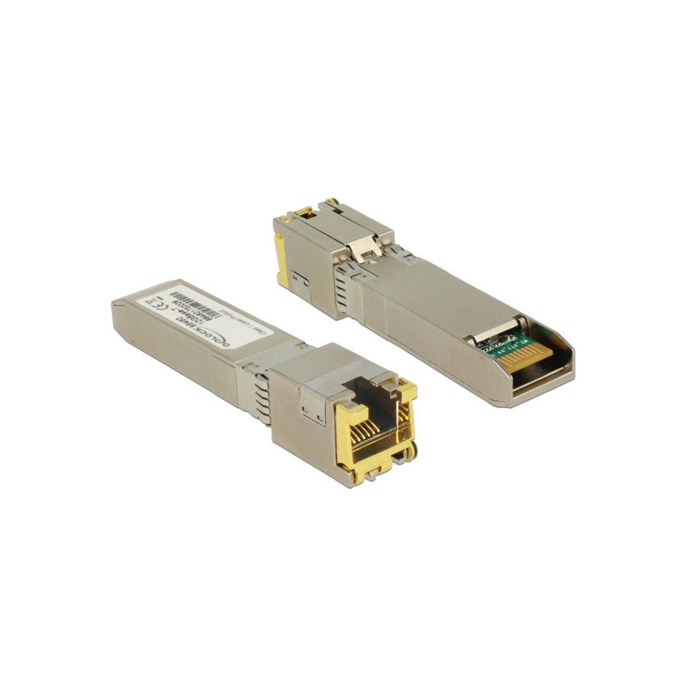 DeLOCK 86460 modulo del ricetrasmettitore di rete Rame 10000 Mbit/s SFP+, Adattatore
