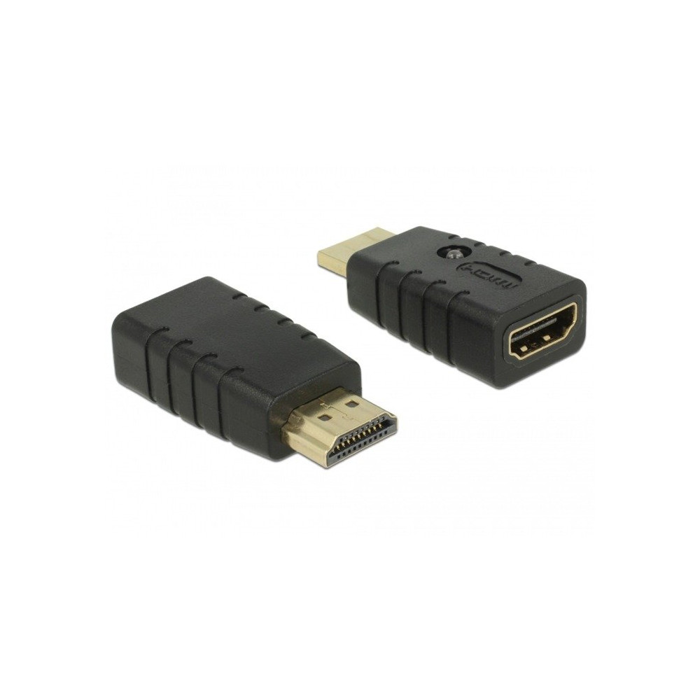 DeLOCK 63320 adattatore per inversione del genere dei cavi 1 x HDMI-A 19 pin Nero