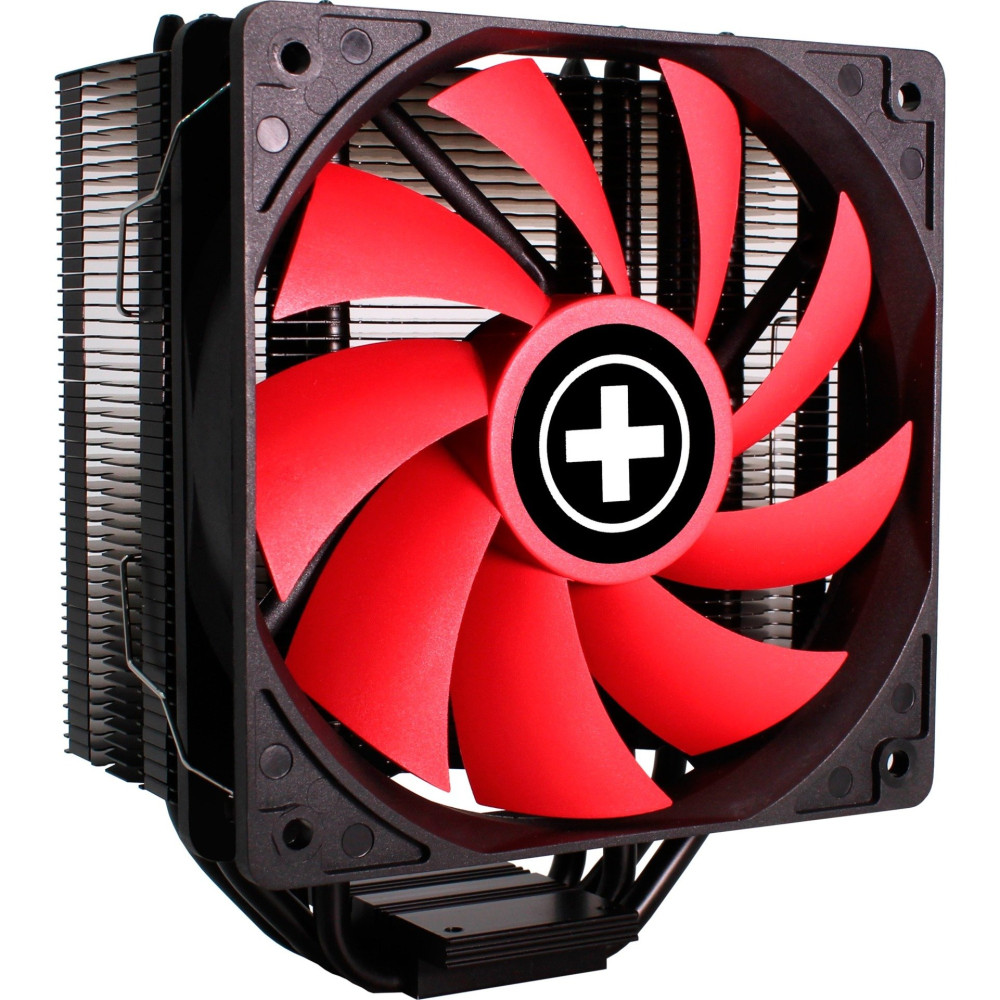 Xilence M704 Processore Refrigeratore 12 cm Nero, Rosso, raffreddamento CPU