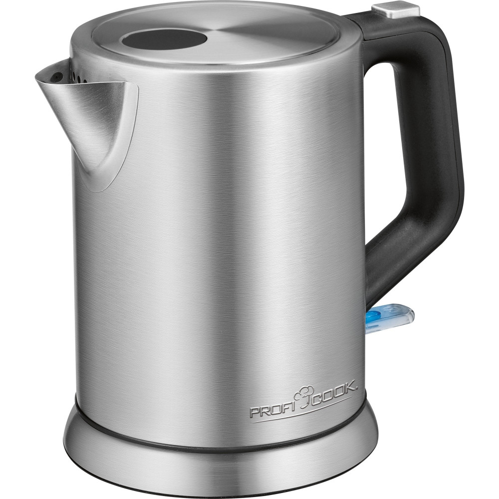 ProfiCook PC-WKS 1106 1L 2200W Nero, Acciaio inossidabile bollitore elettrico