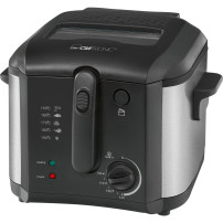 Clatronic FR 3649 Singolo 2,5 L 1600 W Nero, Friggitrice