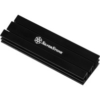 SilverStone SST-TP02-M2 sistema di raffreddamento per computer Mddulo di memoria Dissipatore di calore/Radiatore Nero, set