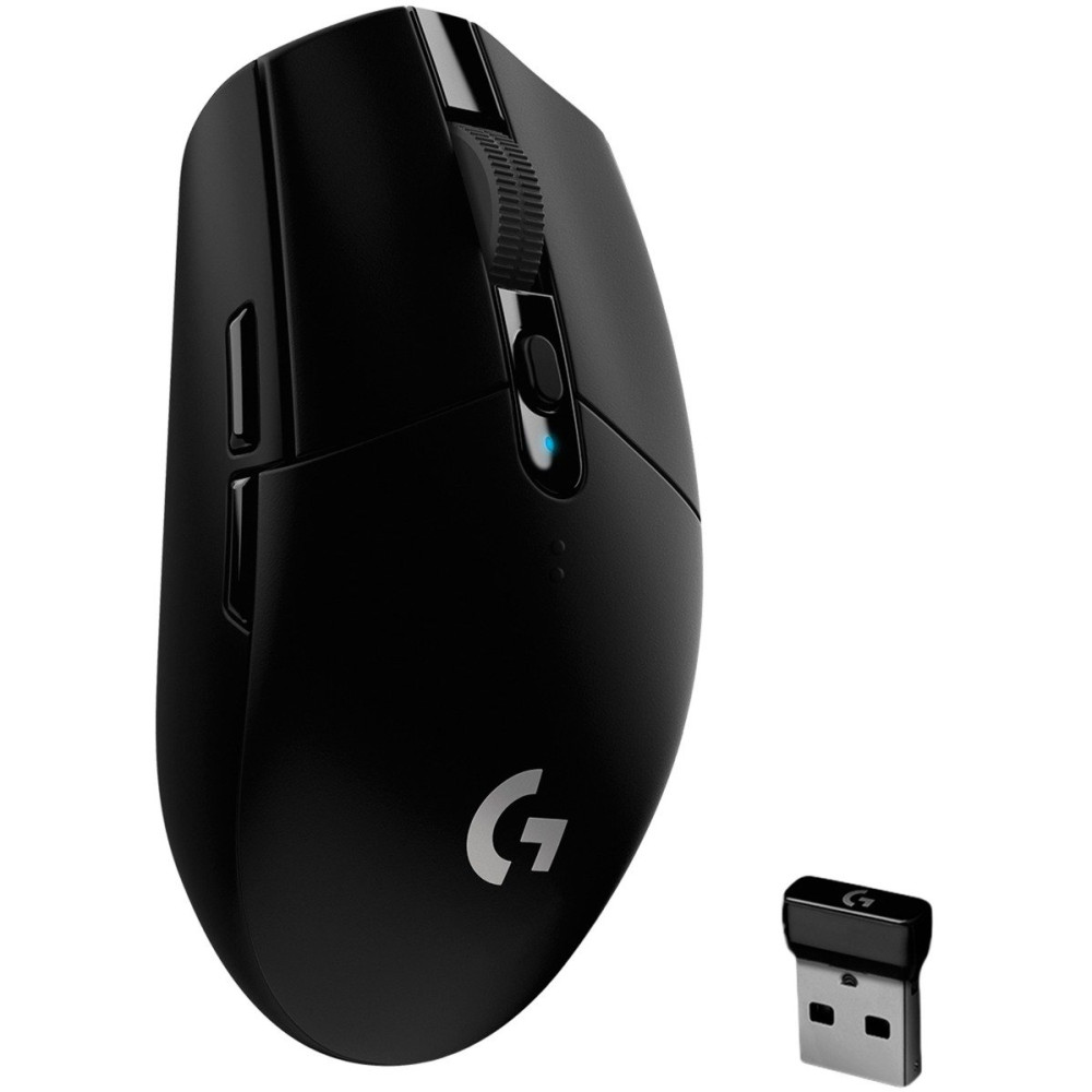 Logitech G305 mouse Mano destra RF senza fili + Bluetooth Ottico 12000 DPI, Mouse da gioco