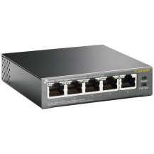 TP-Link TL-SG1005P Non gestito Gigabit Ethernet (10/100/1000) Supporto Power over Ethernet (PoE) Nero, Interruttore