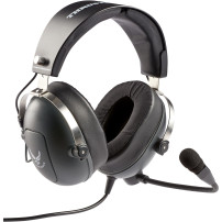 Thrustmaster T.Flight U.S. Air Force Edition Auricolare Cablato A Padiglione Gaming Nero, Cuffia da gioco