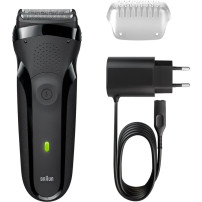 Braun Series 3 300 s Rasoio Elettrico Ricaricabile, Rasoio Da Barba Per Uomo, Nero