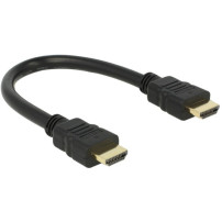 DeLOCK 83352 cavo HDMI 0,25 m HDMI tipo A (Standard) Nero