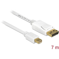 DeLOCK 83485 cavo DisplayPort 7 m Mini DisplayPort Bianco, Adattatore