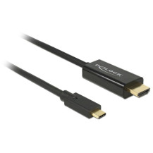 DeLOCK 85259 cavo e adattatore video 2 m USB tipo-C HDMI Nero