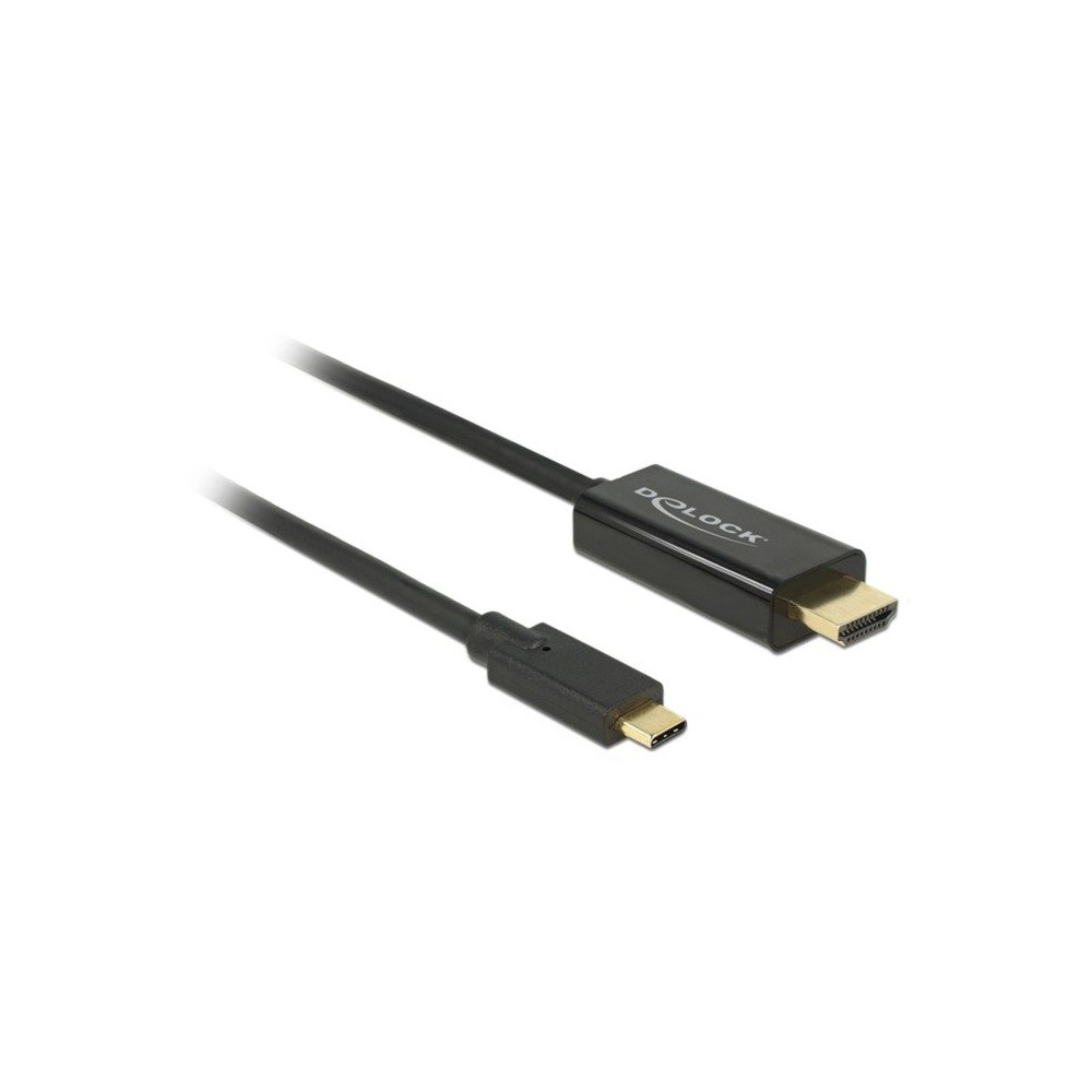 DeLOCK 85259 cavo e adattatore video 2 m USB tipo-C HDMI Nero
